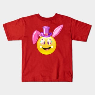 Easter Bunny Ears Emoji Shirt boys Girl Kids T-Shirt